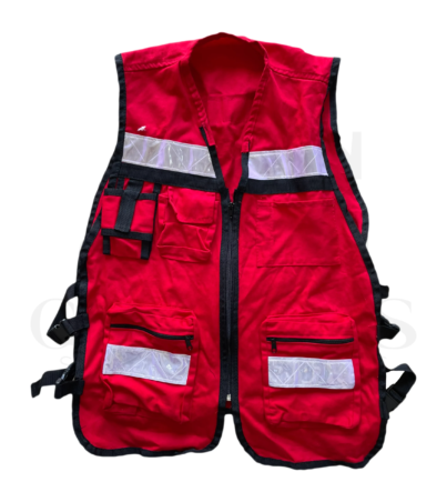 Chaleco Brigadista Con Franjas Reflectantes