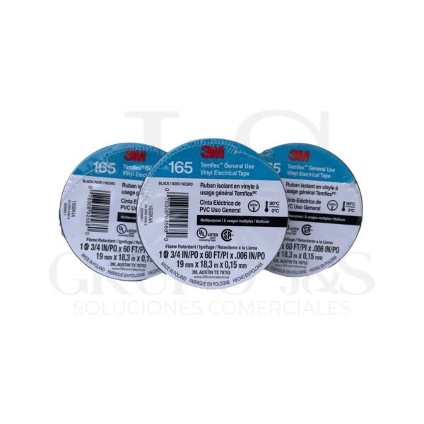 3M CINTA ELÉCTRICA DE PVC USO GENERAL