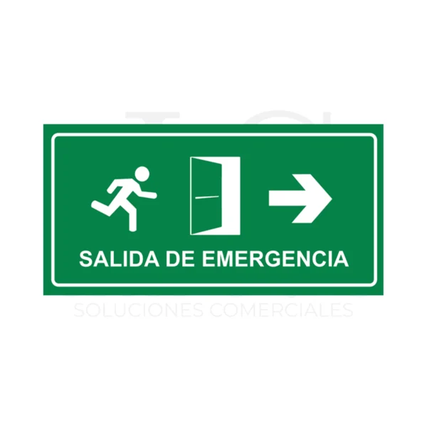 SEÑAL DE SALIDA DE EMERGENCIA